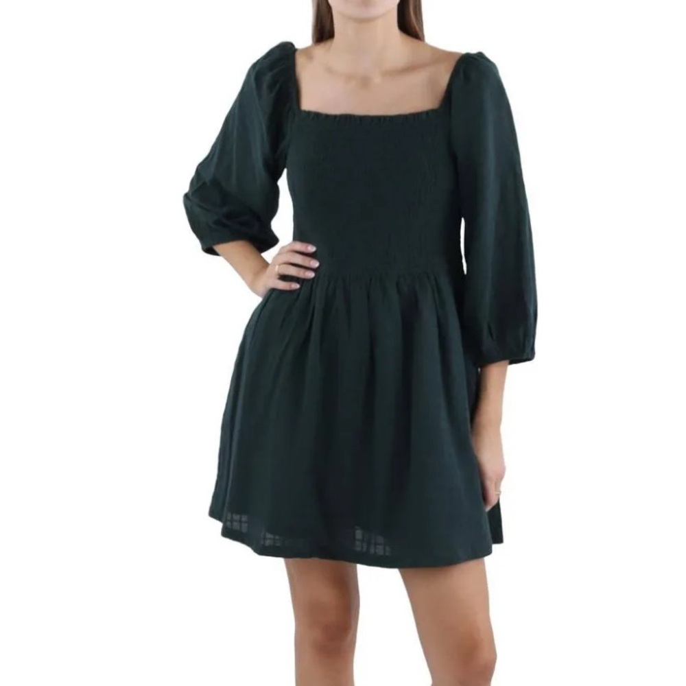 Lost + Wander Black Long Sleeve Dress